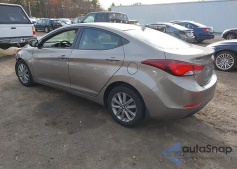 2014 Hyundai Elantra Se из США, поврежденный, VIN 5NPDH4AE8EH512966